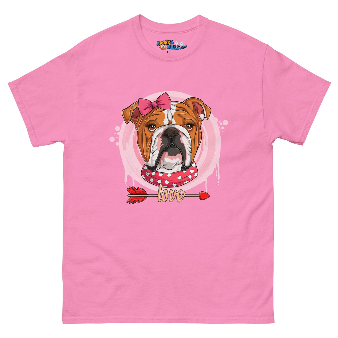 Gorgeous Red &amp; White Colored Female English Bulldog Valentine&