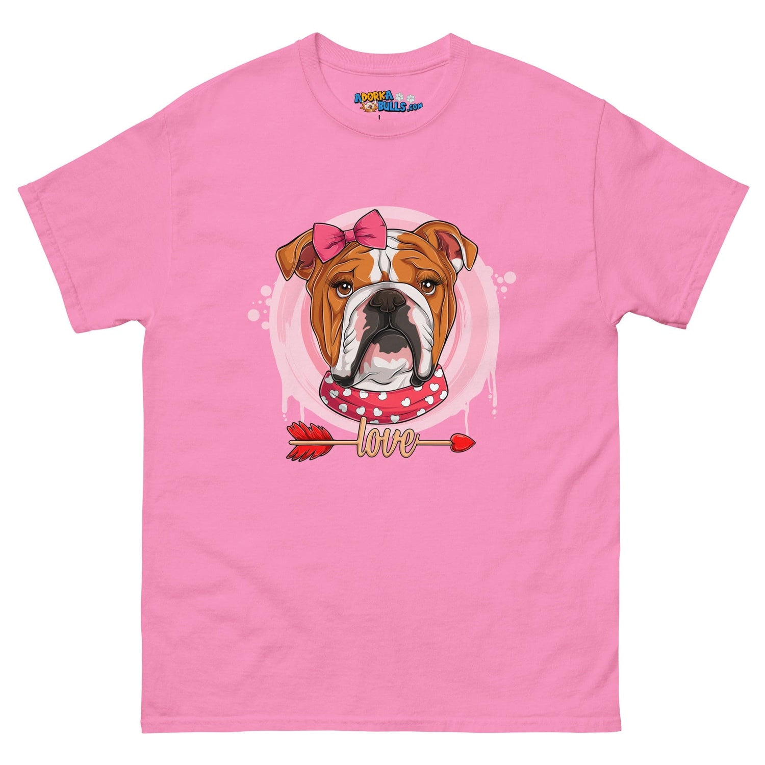 Gorgeous Red &amp; White Colored Female English Bulldog Valentine&