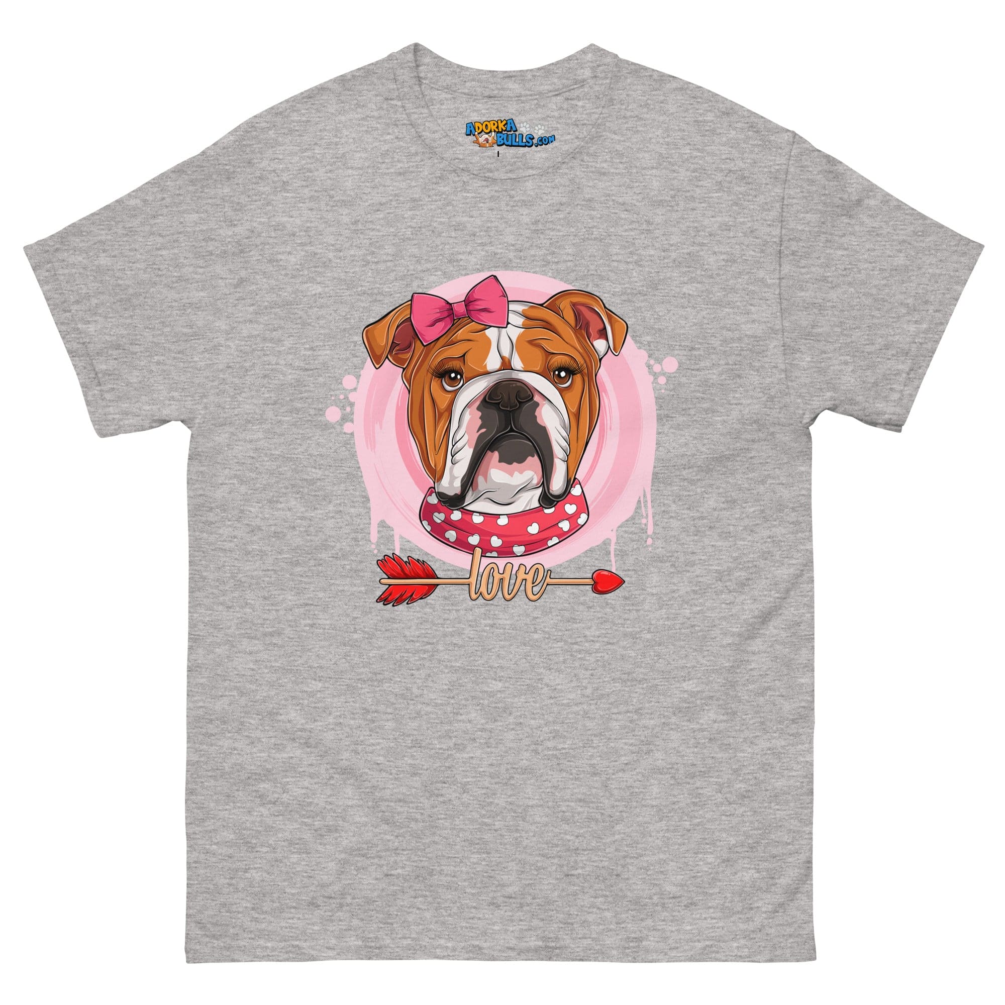 Gorgeous Red &amp; White Colored Female English Bulldog Valentine&