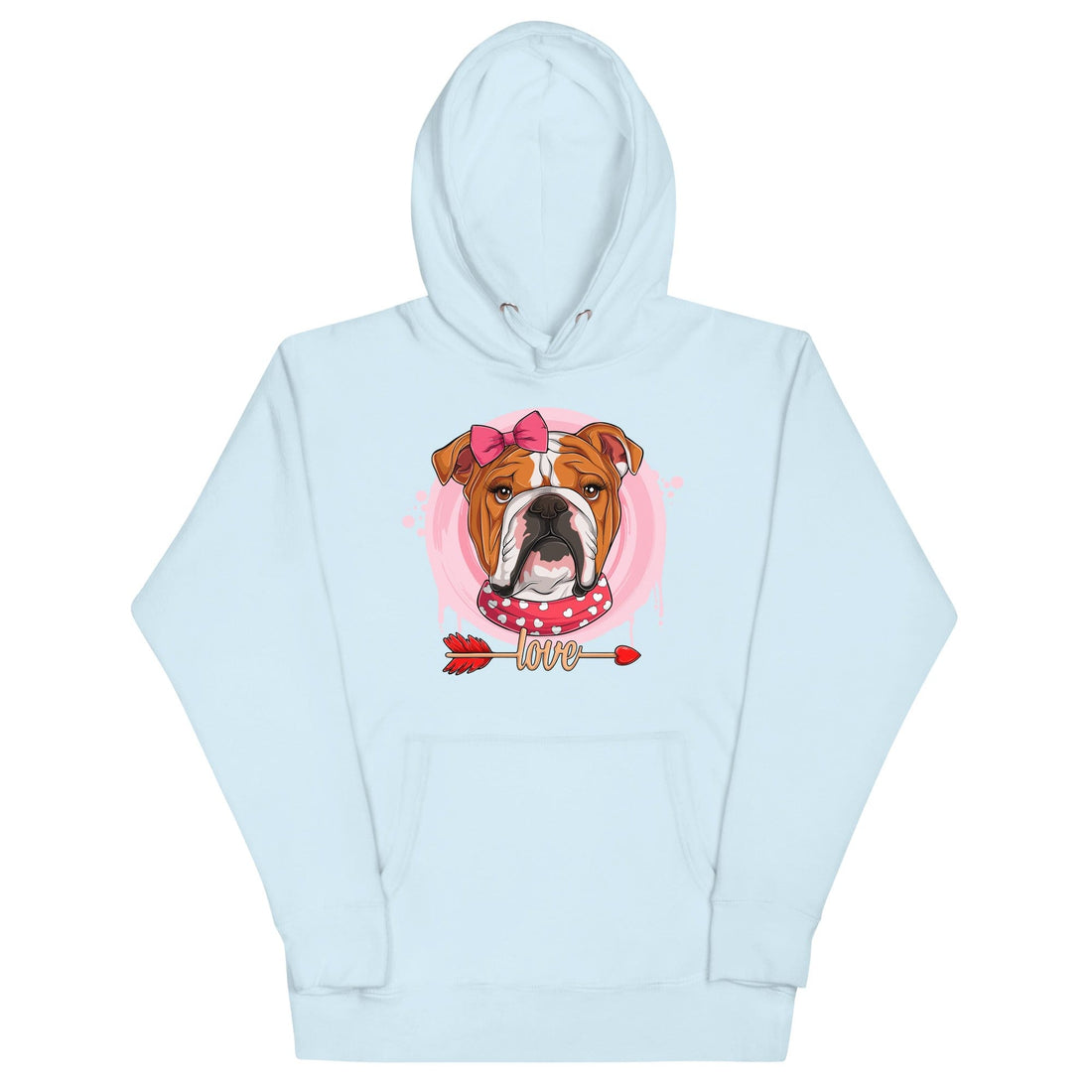 Gorgeous Red & White Colored Female English Bulldog Valentine&