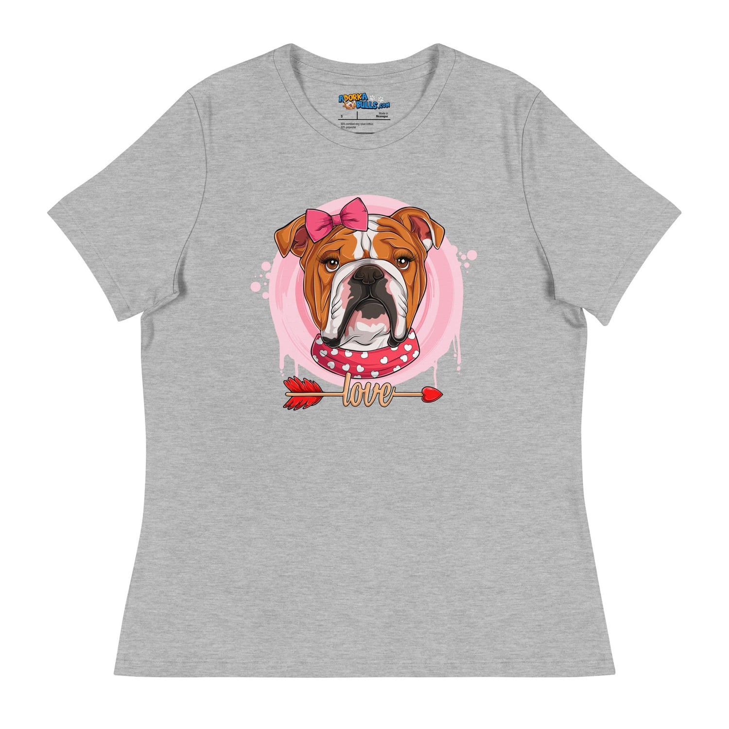 Gorgeous Red &amp; White Colored Female English Bulldog Valentine&