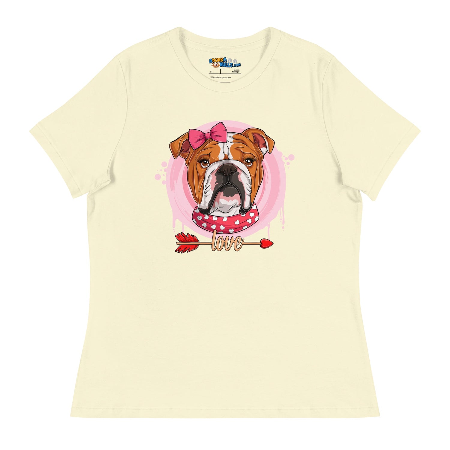 Gorgeous Red &amp; White Colored Female English Bulldog Valentine&