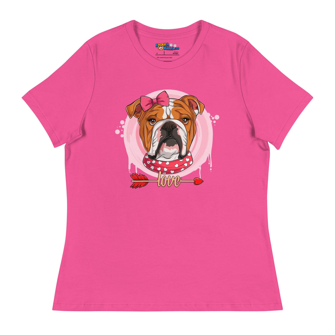 Gorgeous Red & White Colored Female English Bulldog Valentine&