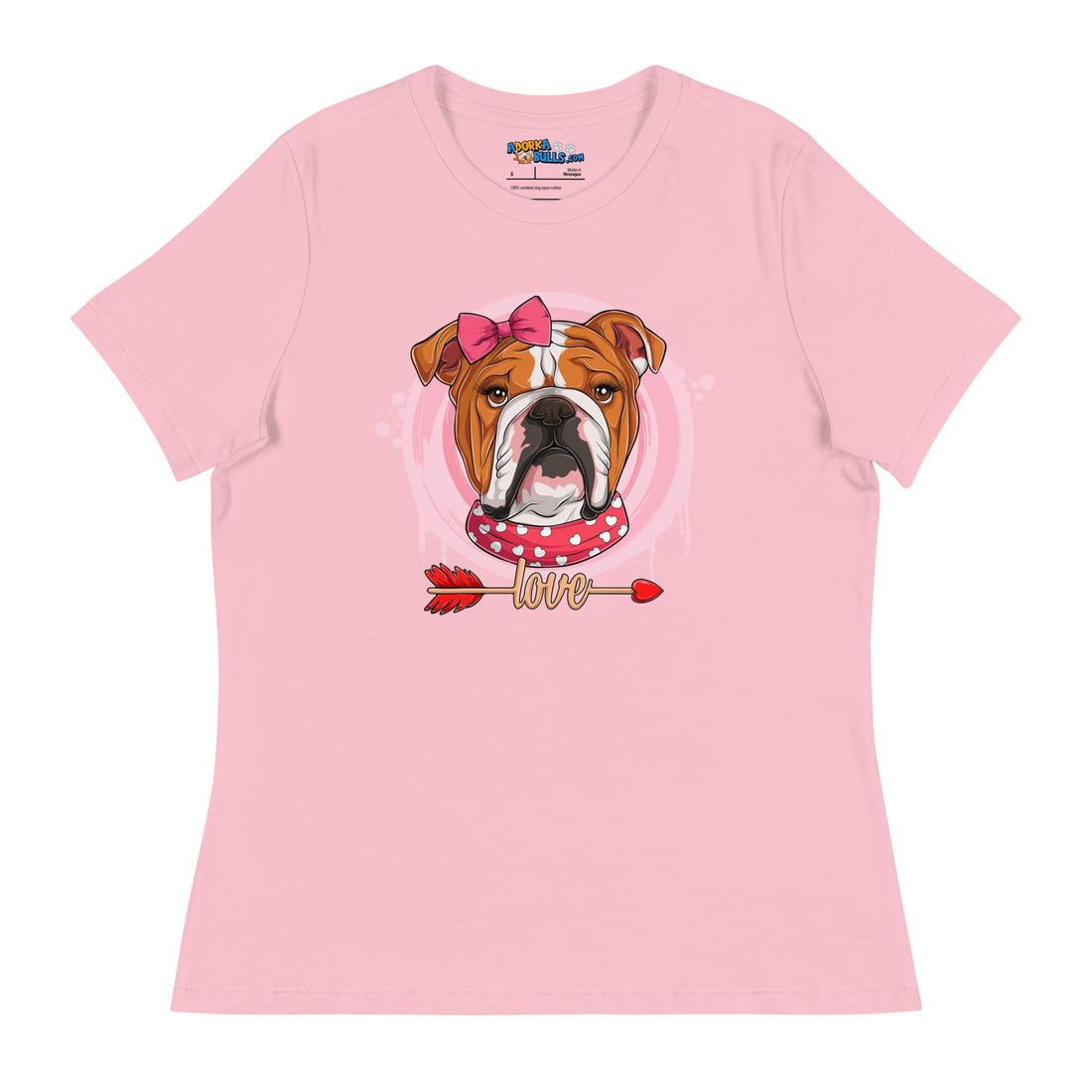 Gorgeous Red &amp; White Colored Female English Bulldog Valentine&