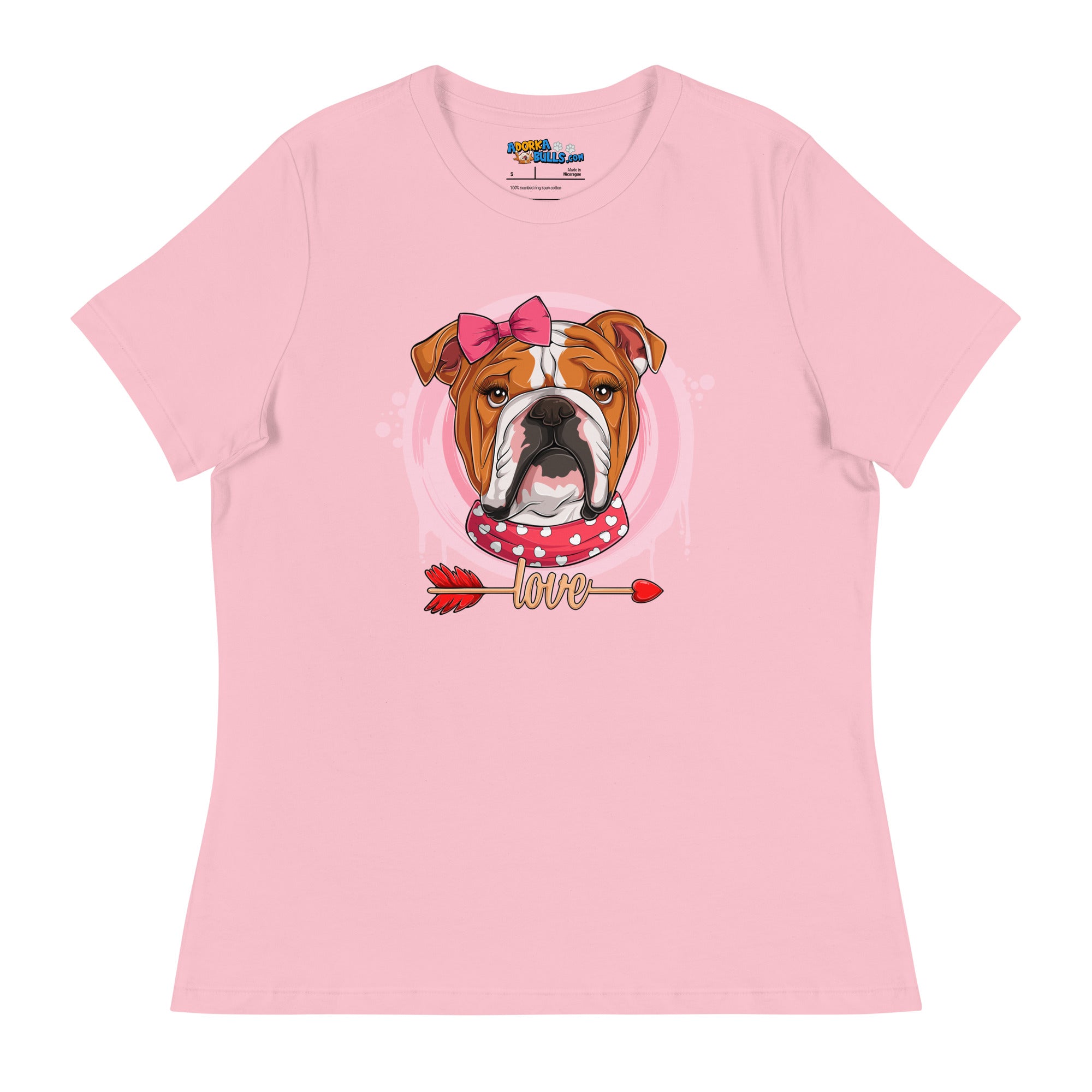 Gorgeous Red &amp; White Colored Female English Bulldog Valentine&