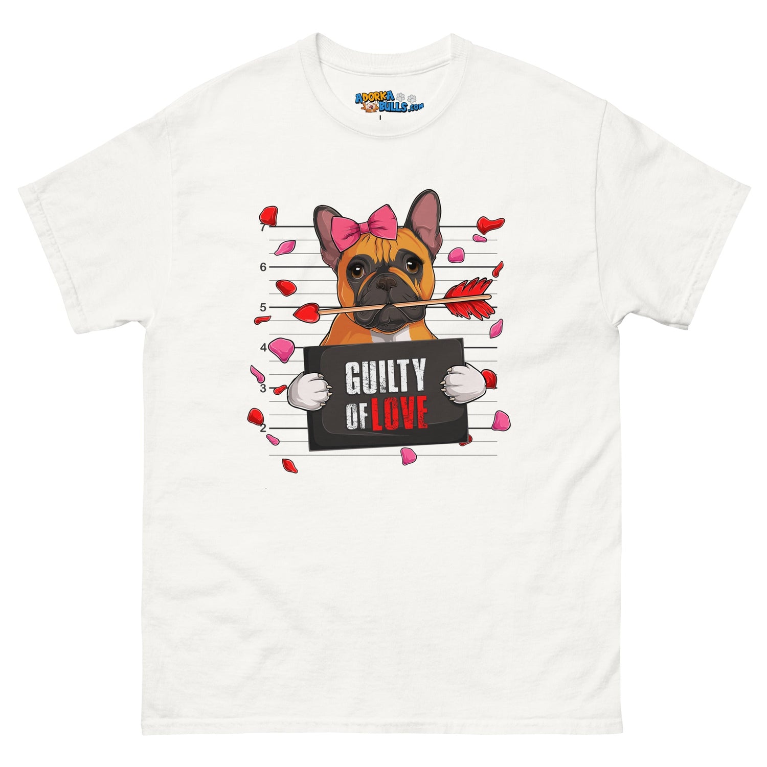 Gorgeous Red &amp; White Colored Female French Bulldog Guilty of Love Men&