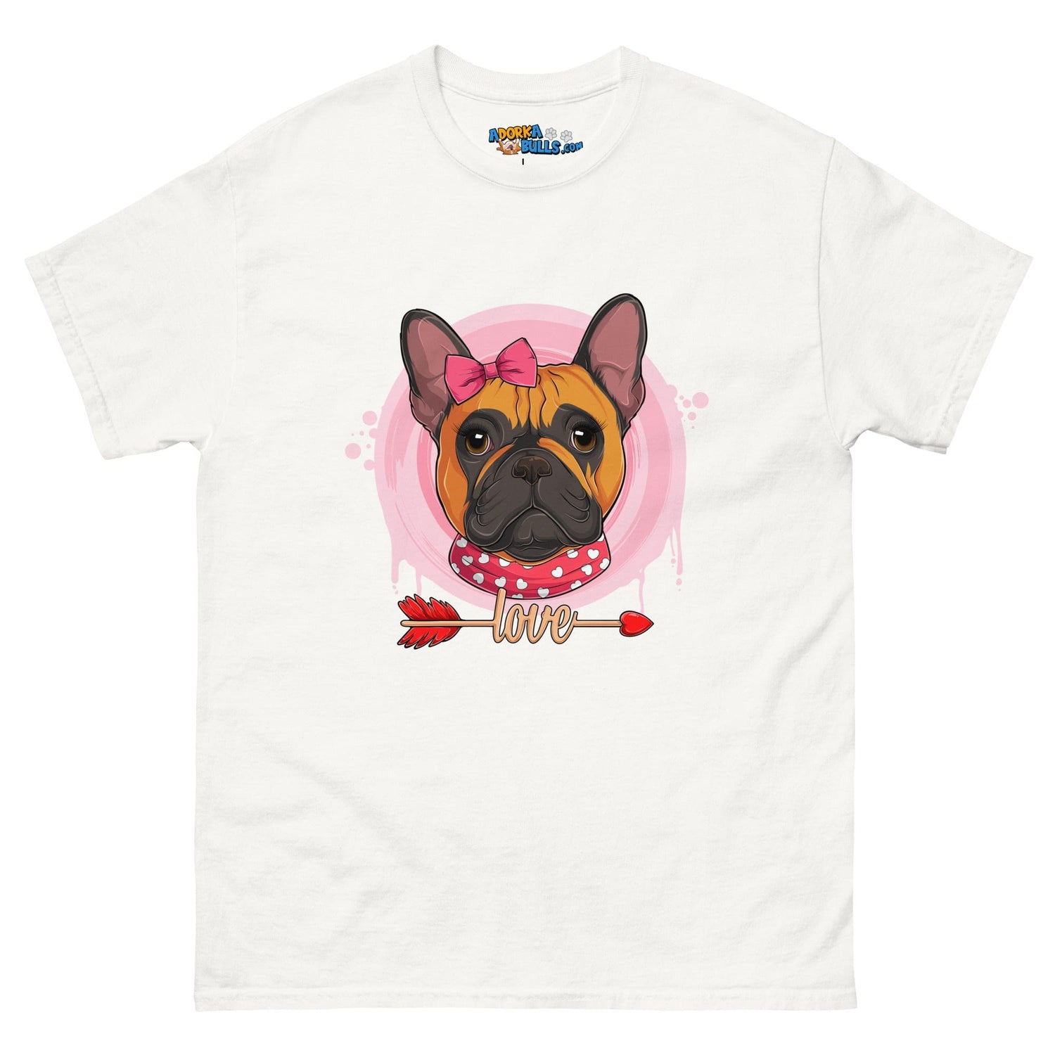 Gorgeous Red &amp; White Colored Female French Bulldog Valentine&