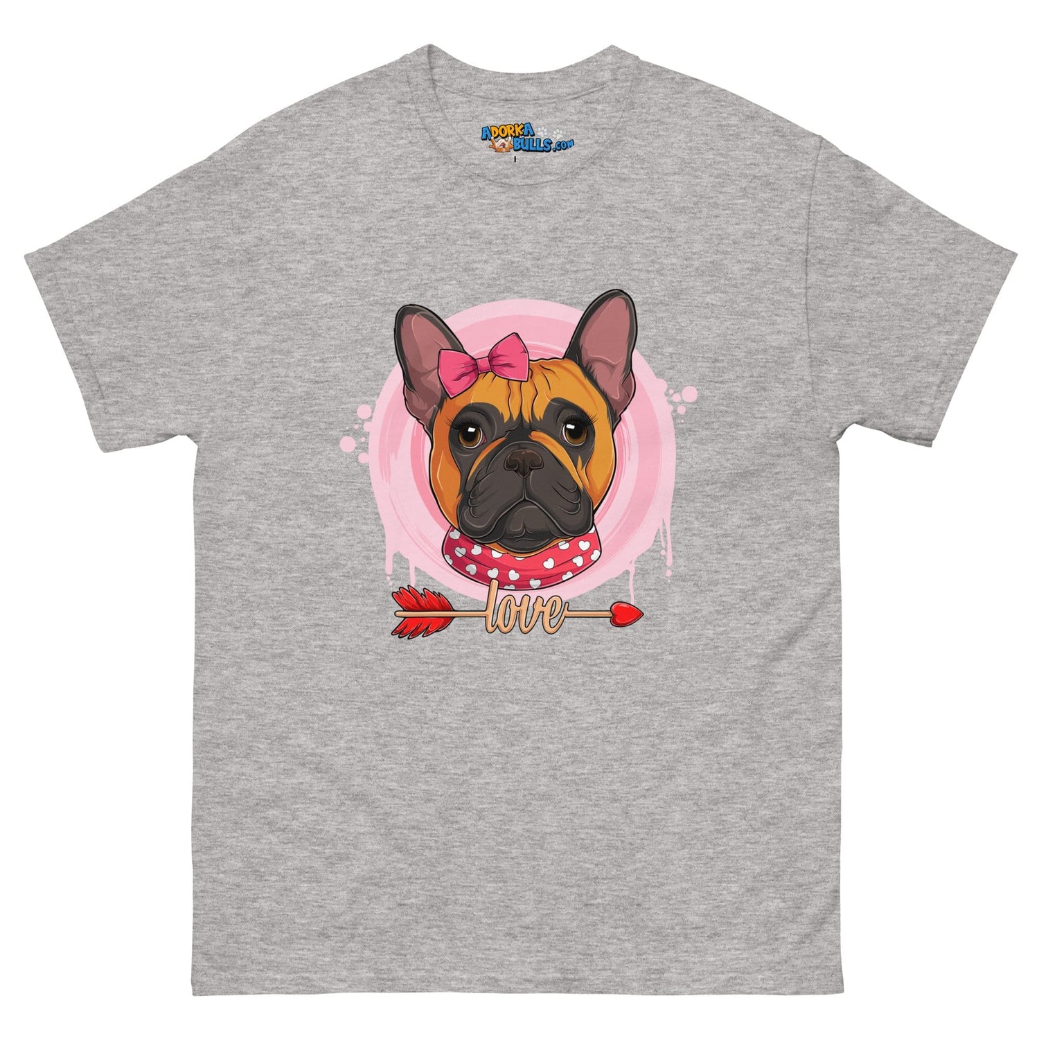 Gorgeous Red &amp; White Colored Female French Bulldog Valentine&