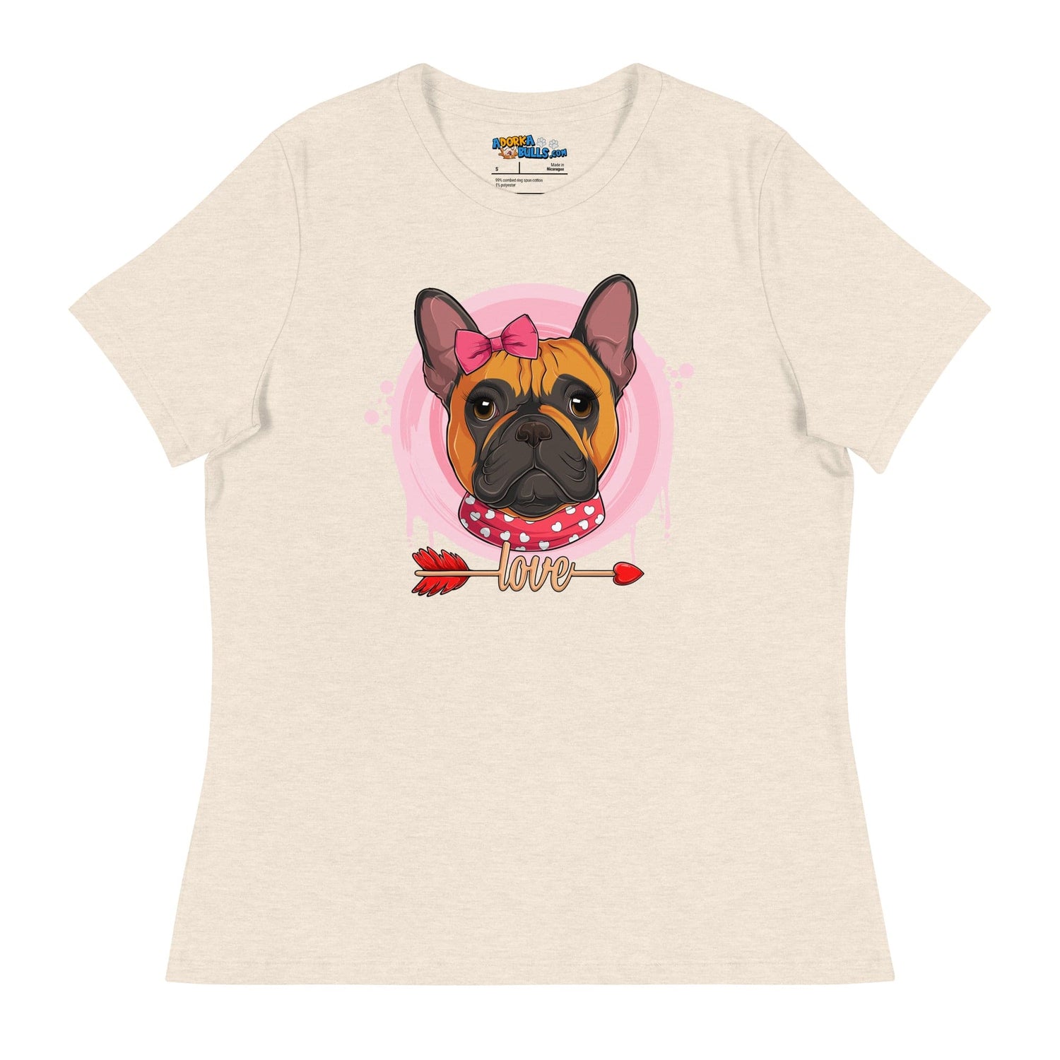 Gorgeous Red &amp; White Colored Female French Bulldog Valentine&