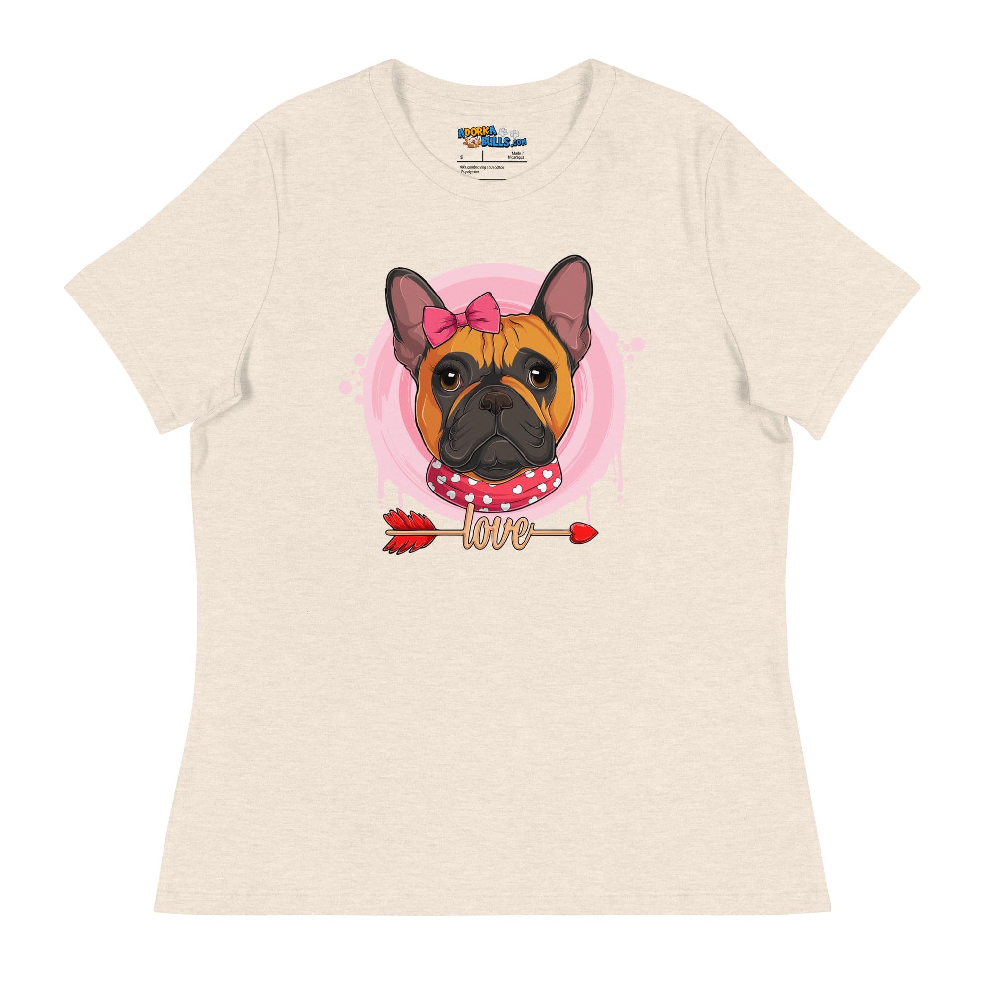 Gorgeous Red &amp; White Colored Female French Bulldog Valentine&