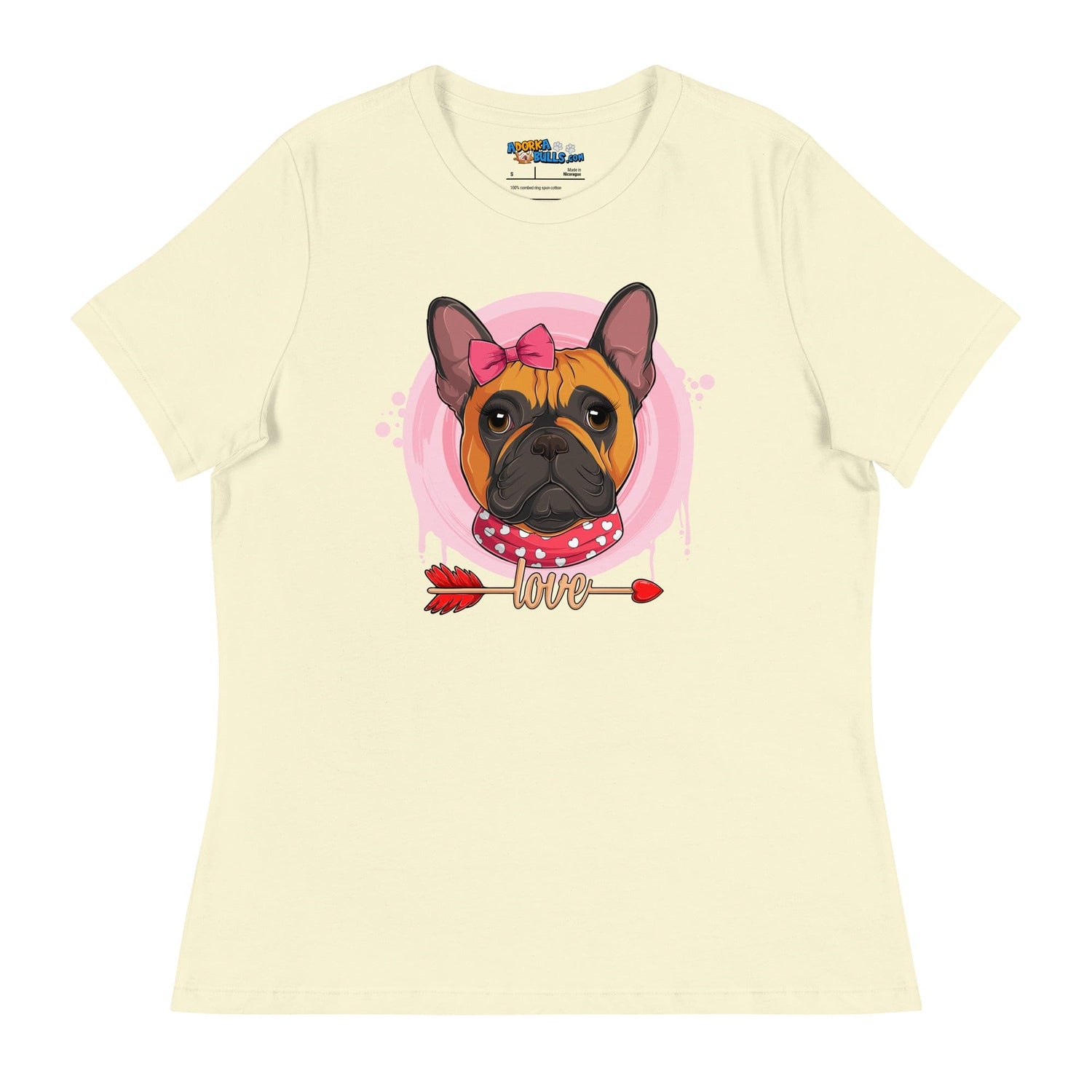 Gorgeous Red &amp; White Colored Female French Bulldog Valentine&