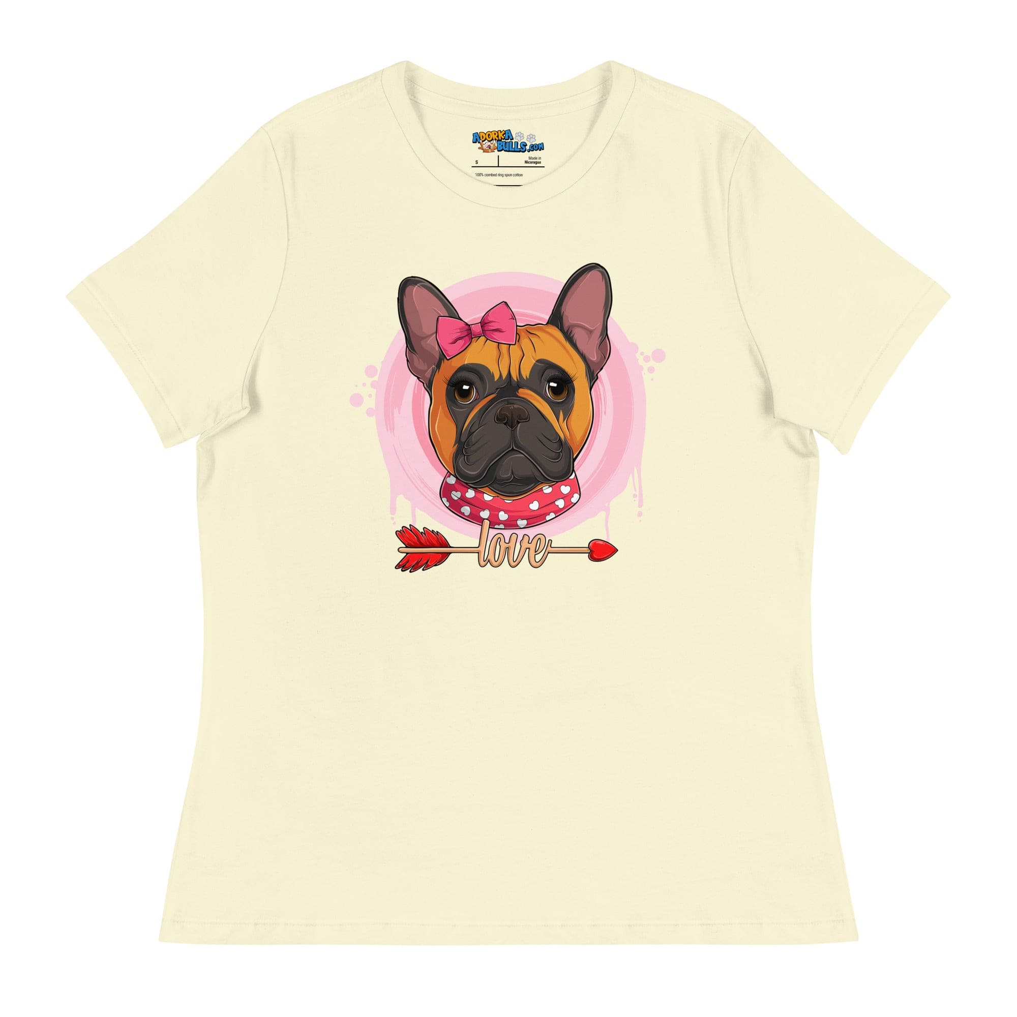 Gorgeous Red &amp; White Colored Female French Bulldog Valentine&