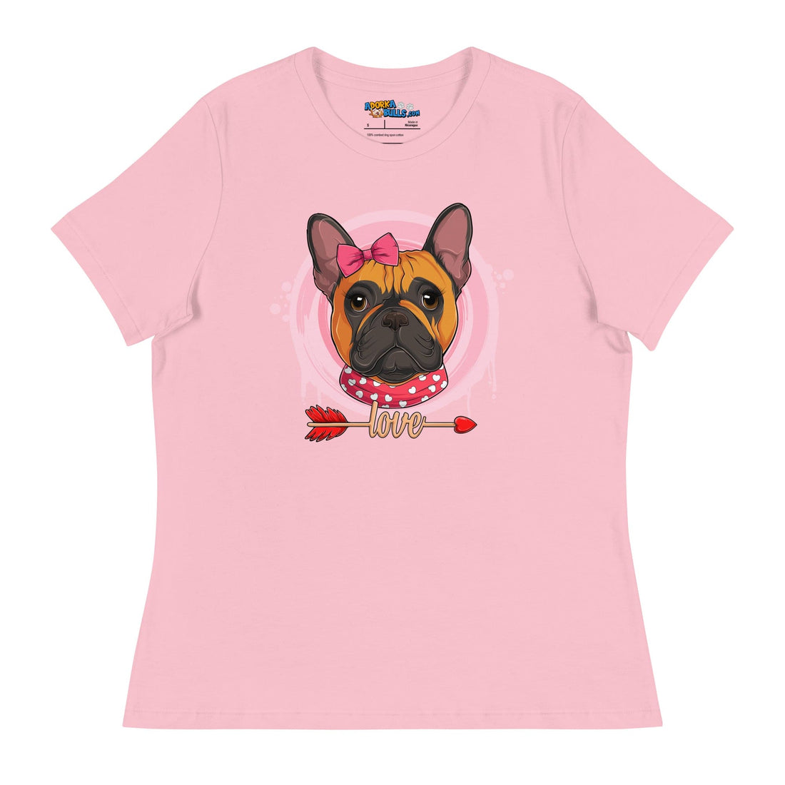 Gorgeous Red &amp; White Colored Female French Bulldog Valentine&
