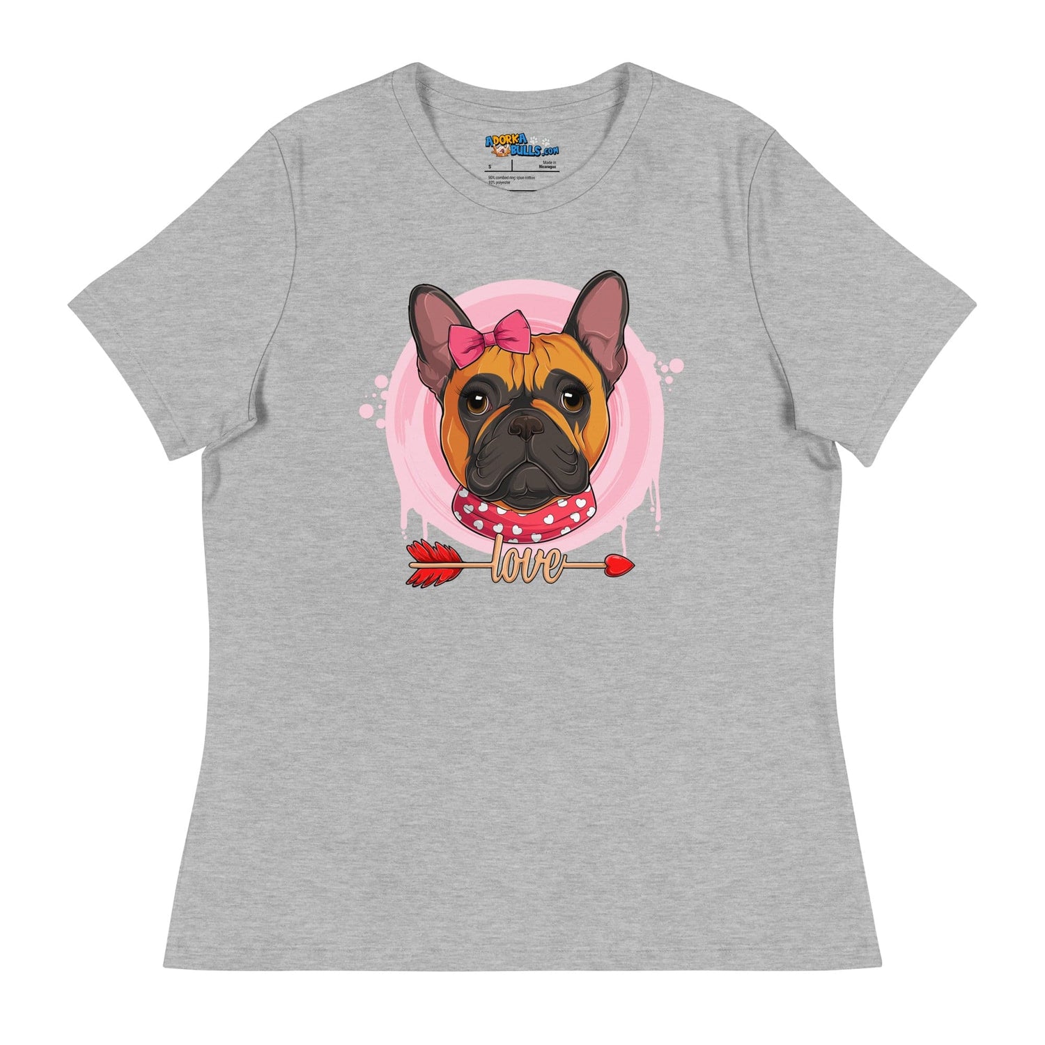 Gorgeous Red &amp; White Colored Female French Bulldog Valentine&