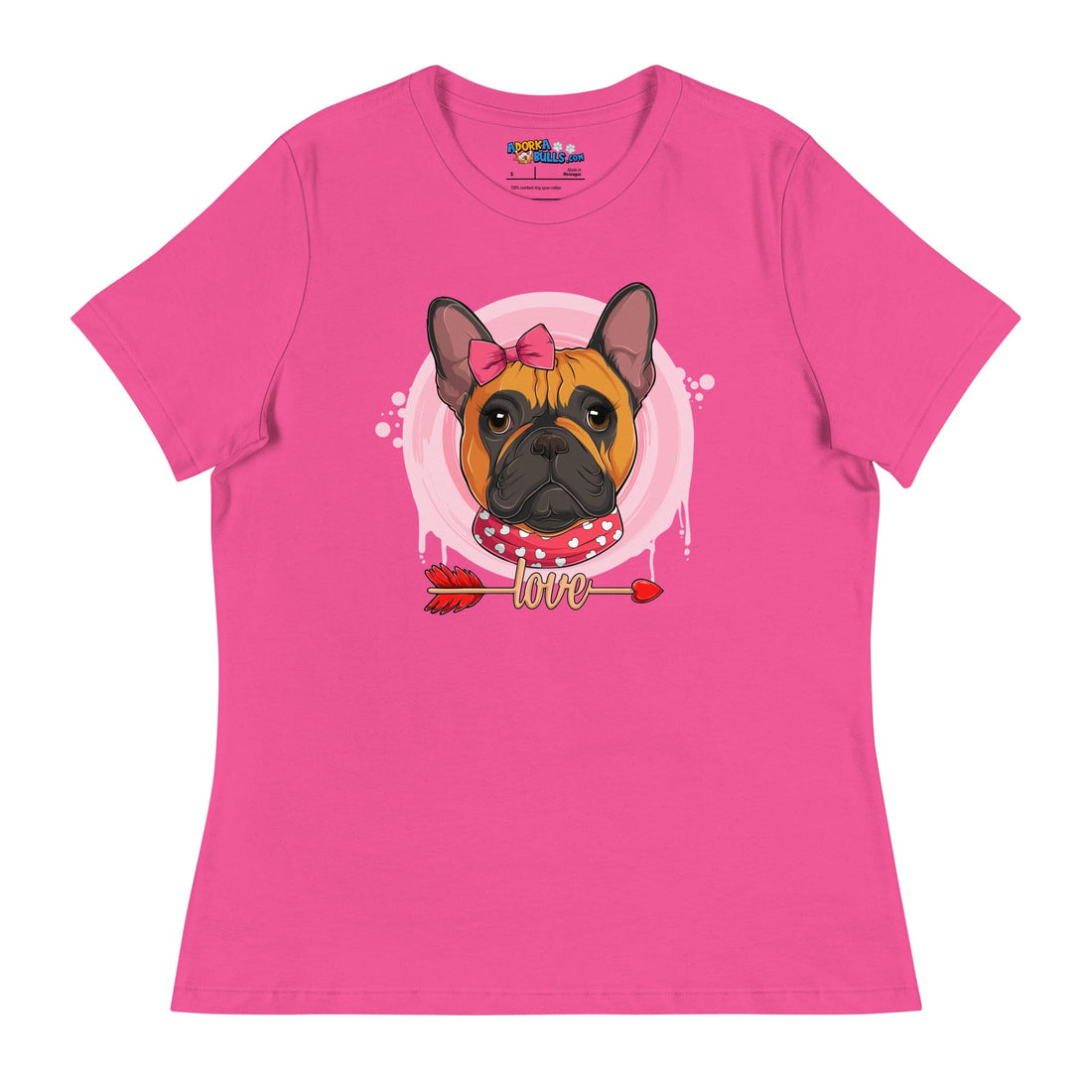 Gorgeous Red &amp; White Colored Female French Bulldog Valentine&