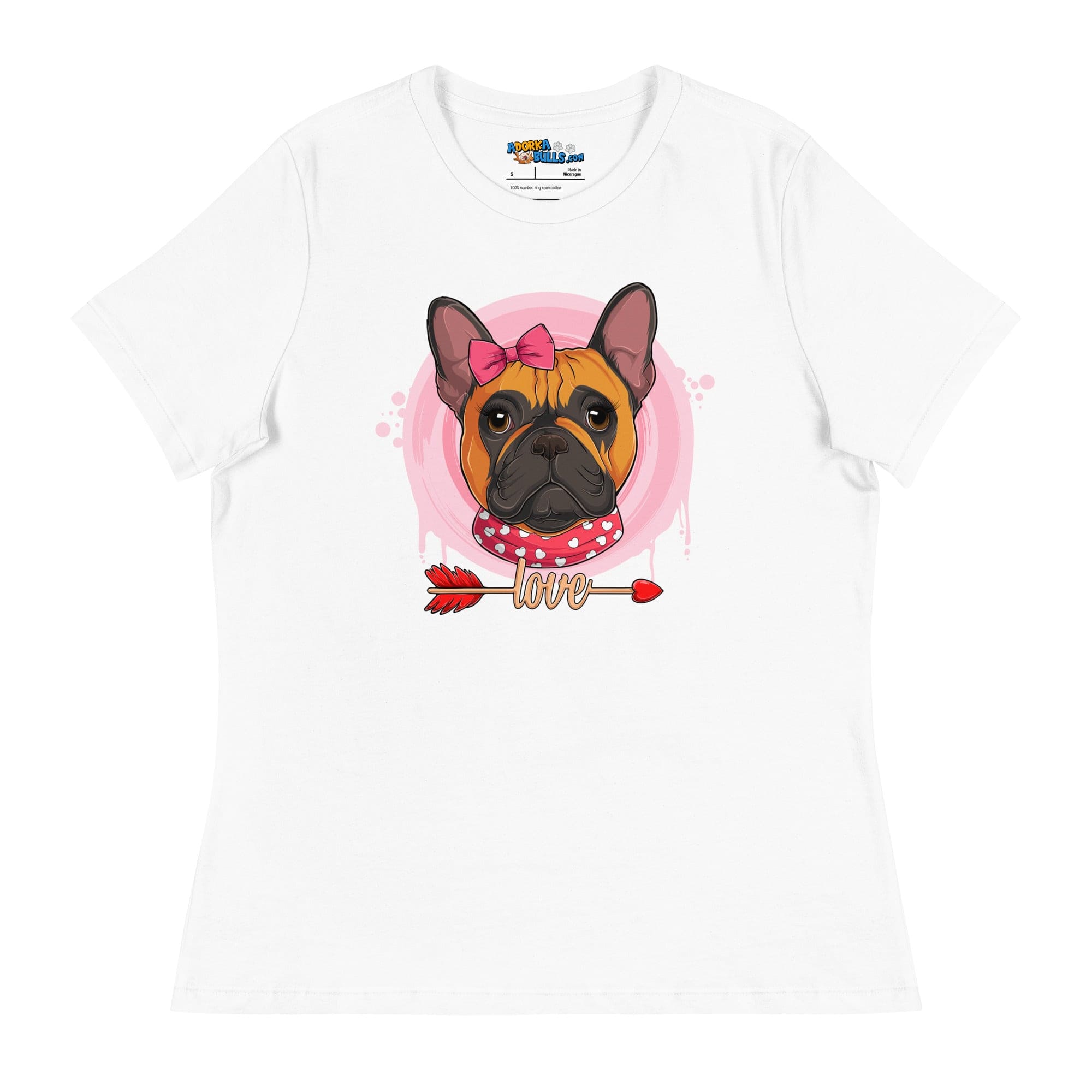 Gorgeous Red &amp; White Colored Female French Bulldog Valentine&