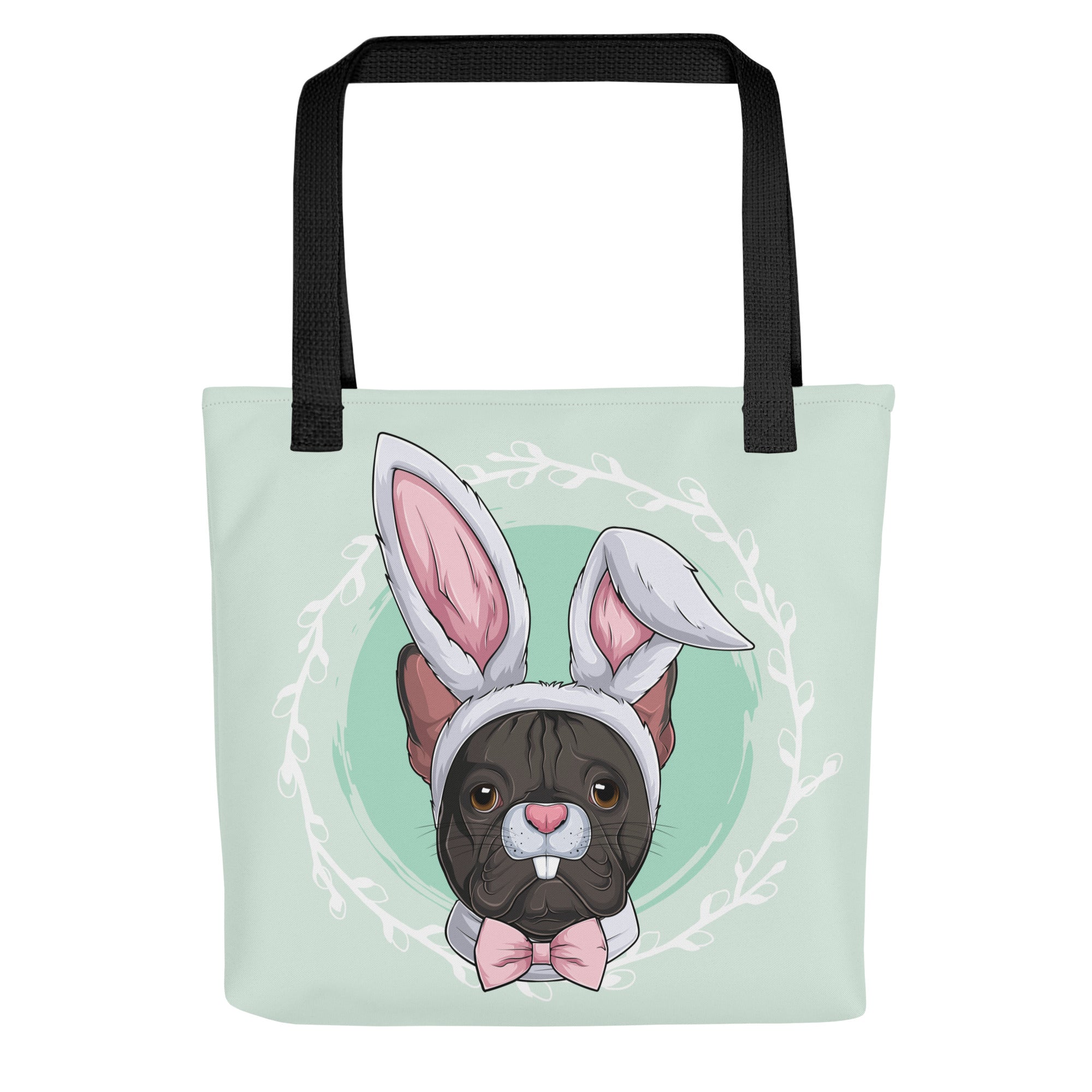 Green Easter Bunny Tote Bag