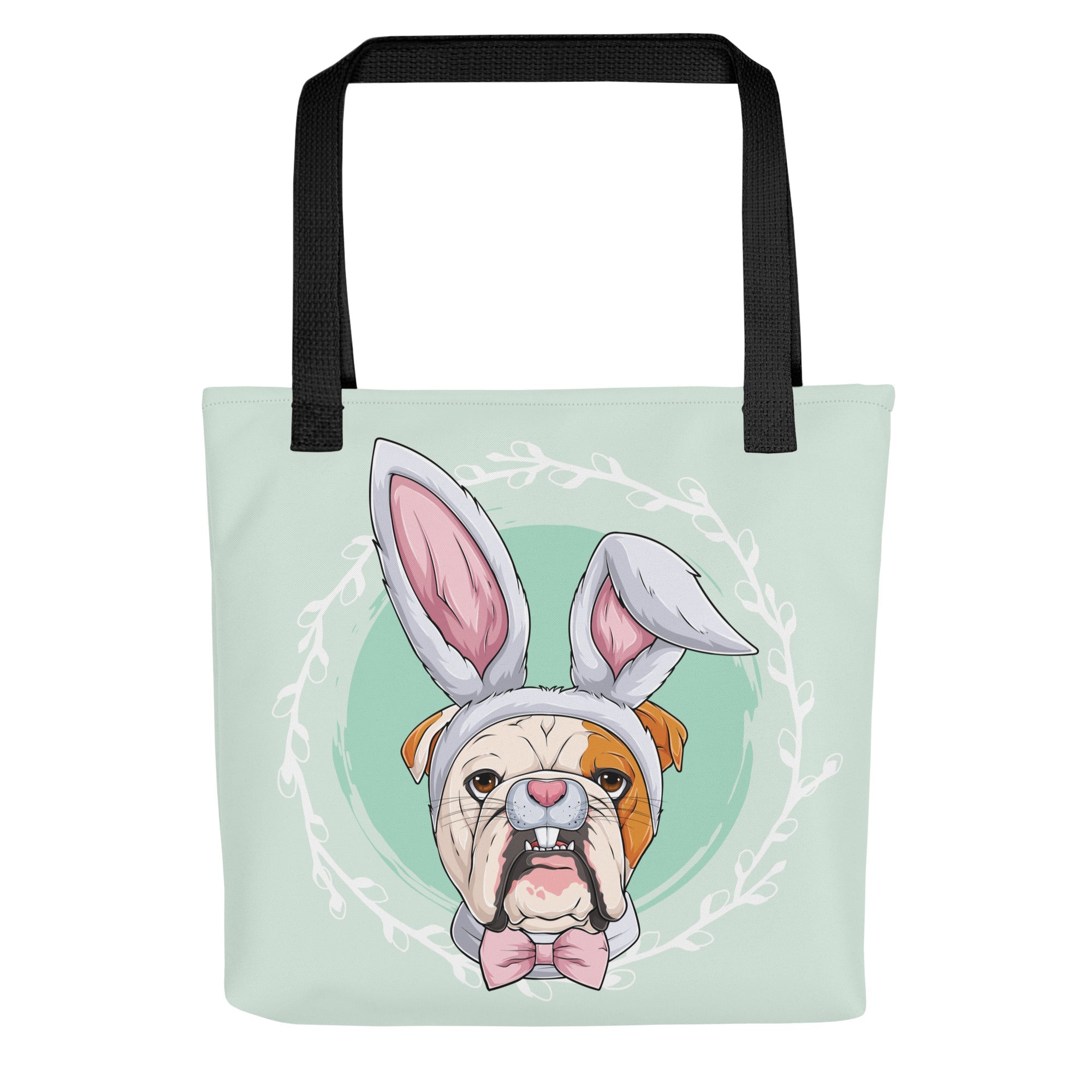 Green Easter Bunny Tote Bag