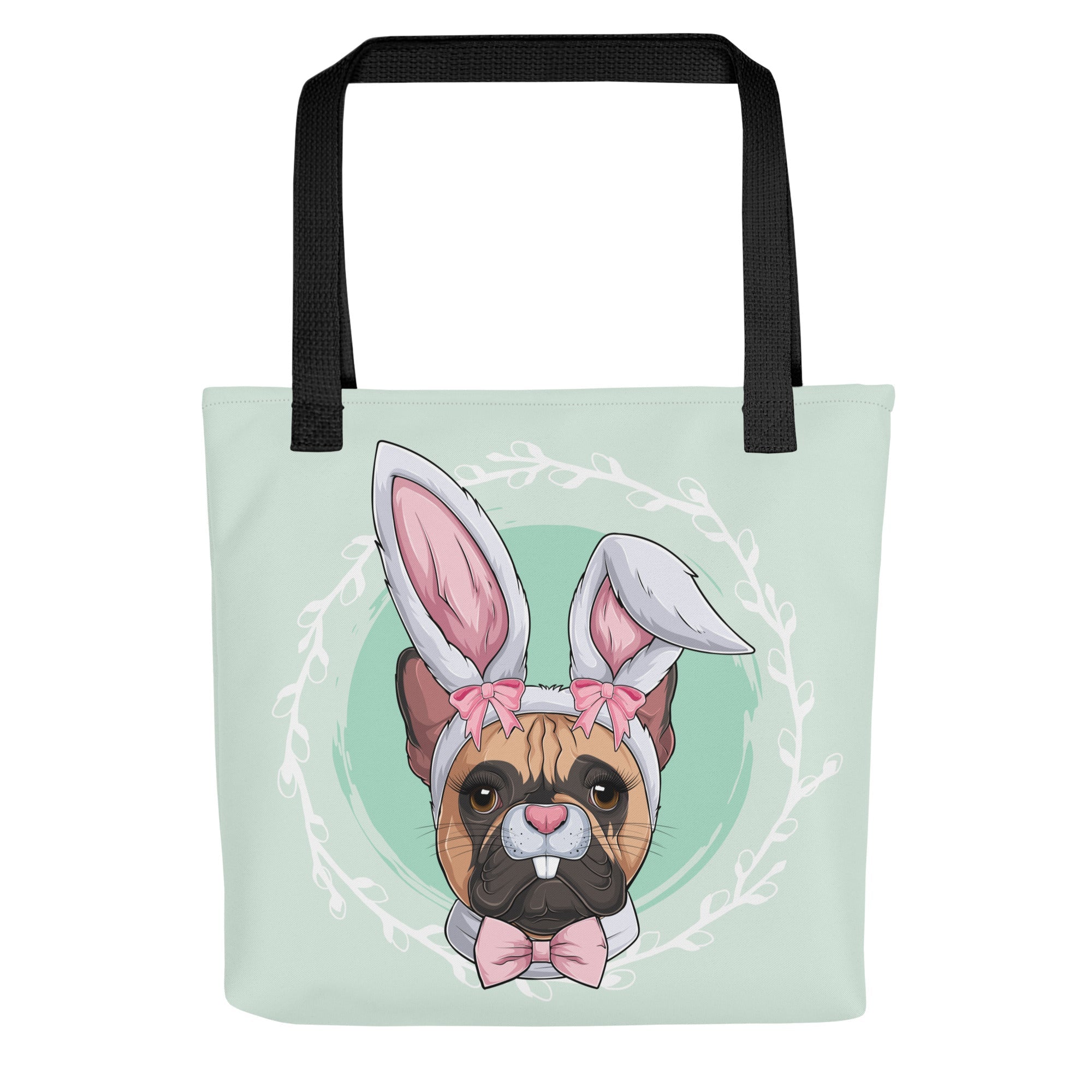 Green Easter Bunny Tote Bag