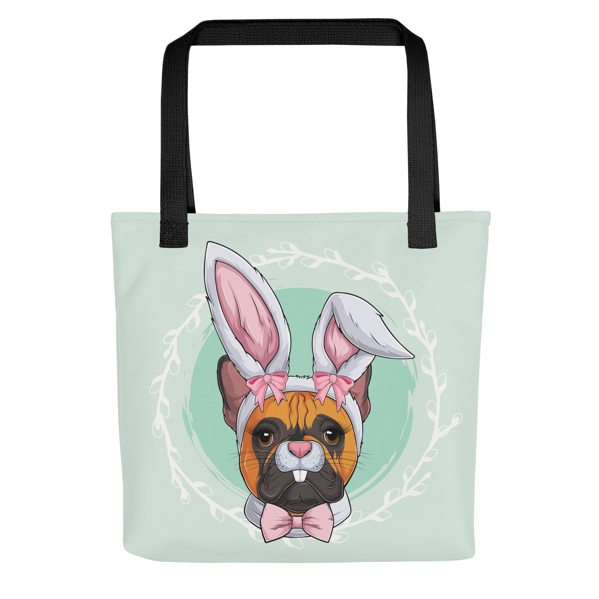 Green Easter Bunny Tote Bag