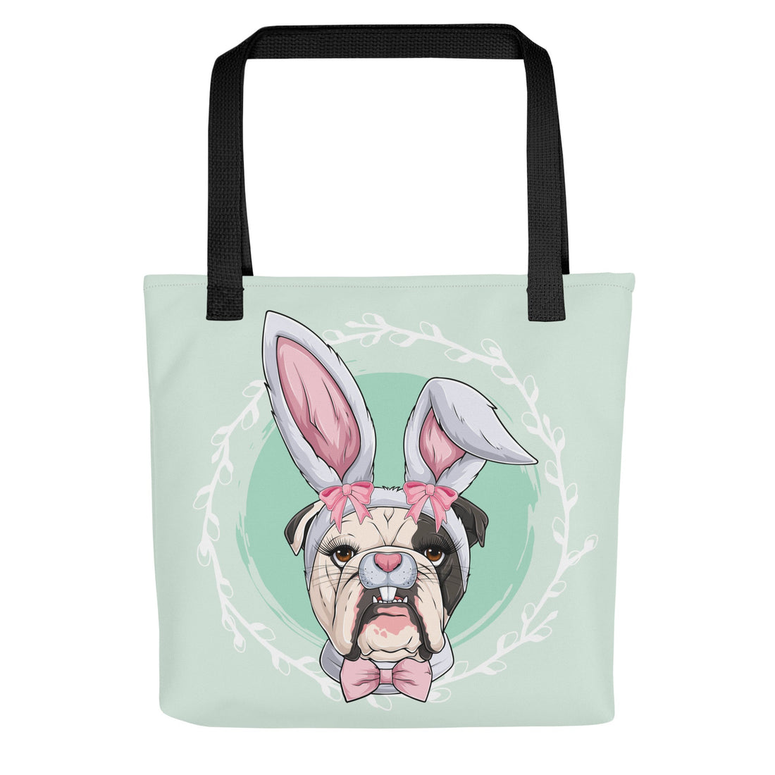 Green Easter Bunny Tote Bag