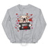 "Guilty of Love" Bulldog Valentine’s Day Sweatshirt | Fawn & White Colored