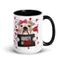 "Guilty of Love" English Bulldog Mug | Fawn & White Colored Female