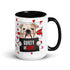 "Guilty of Love" English Bulldog Mug | Fawn & White Colored Male