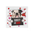 "Guilty of Love" English Bulldog Pillow Case | B&W Colored Male