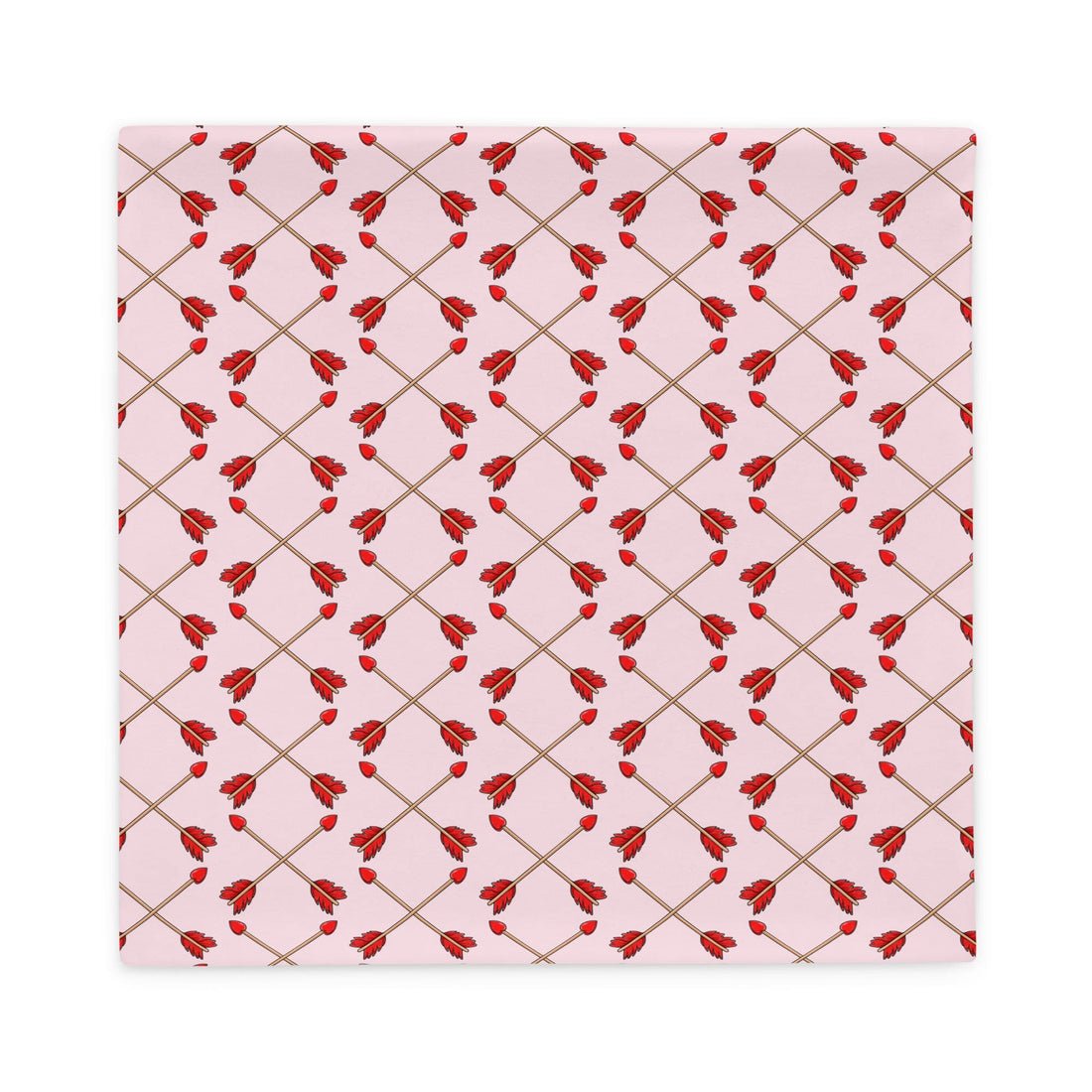 "Guilty of Love" English Bulldog Pillow Case | Fawn & White Colored Male