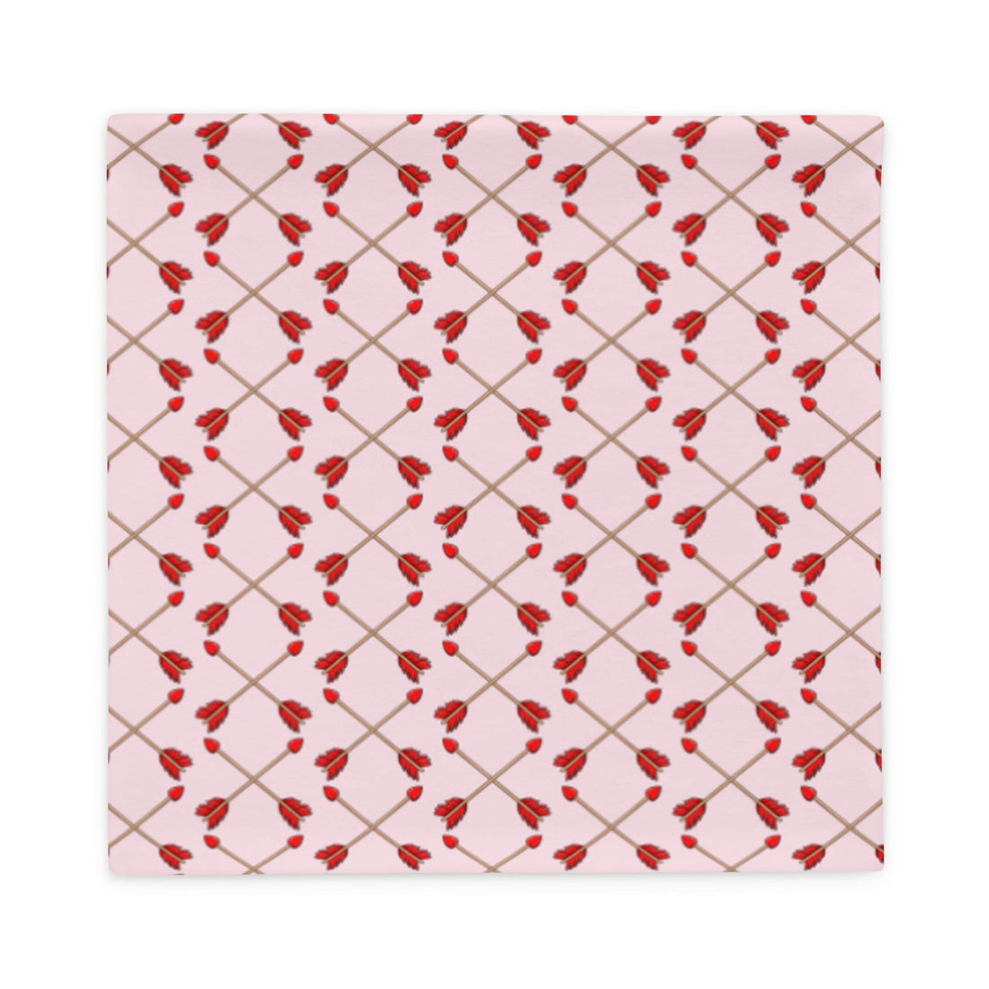 "Guilty of Love" English Bulldog Pillow Case | Red & White Colored Female