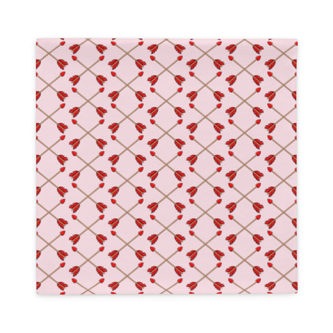 "Guilty of Love" French Bulldog Pillow Case | Red & White Colored Female