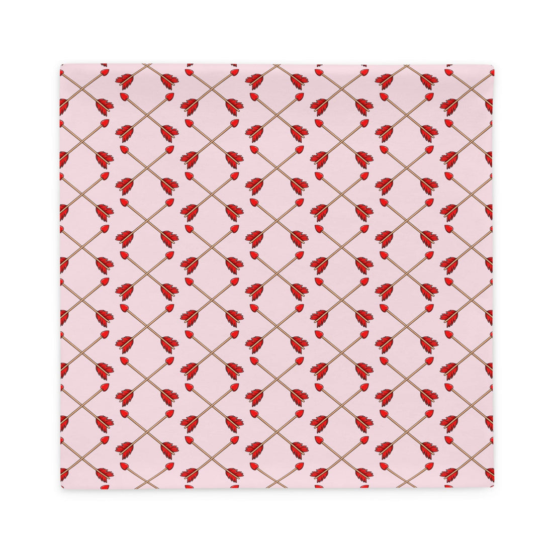 &quot;Guilty of Love&quot; French Bulldog Pillow Case | Red &amp; White Colored Male