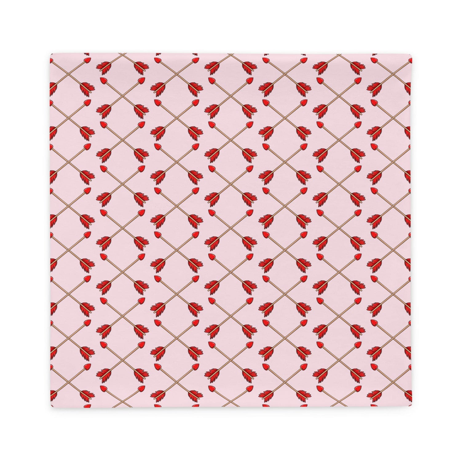 &quot;Guilty of Love&quot; French Bulldog Pillow Case | Red &amp; White Colored Male