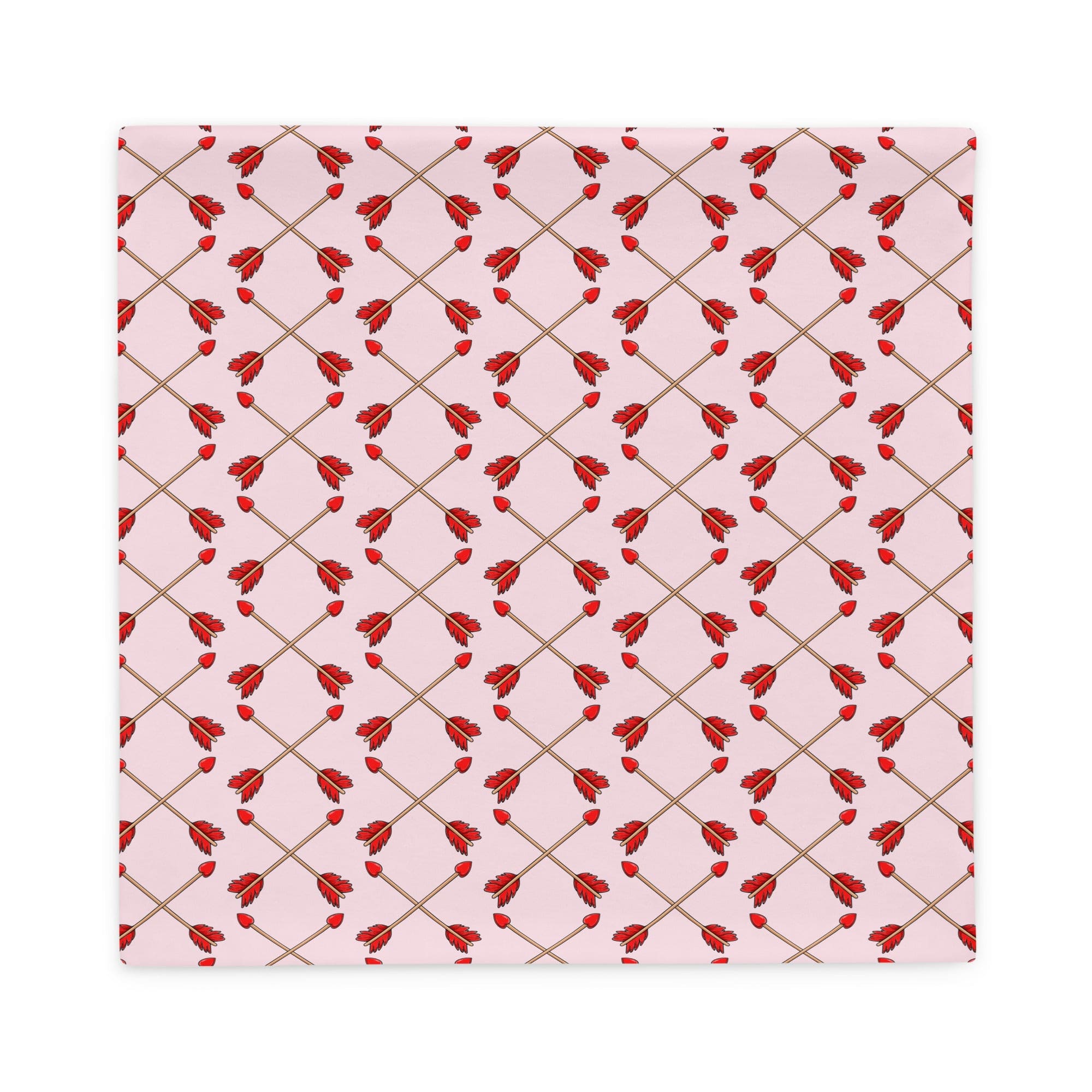 &quot;Guilty of Love&quot; French Bulldog Pillow Case | Red &amp; White Colored Male