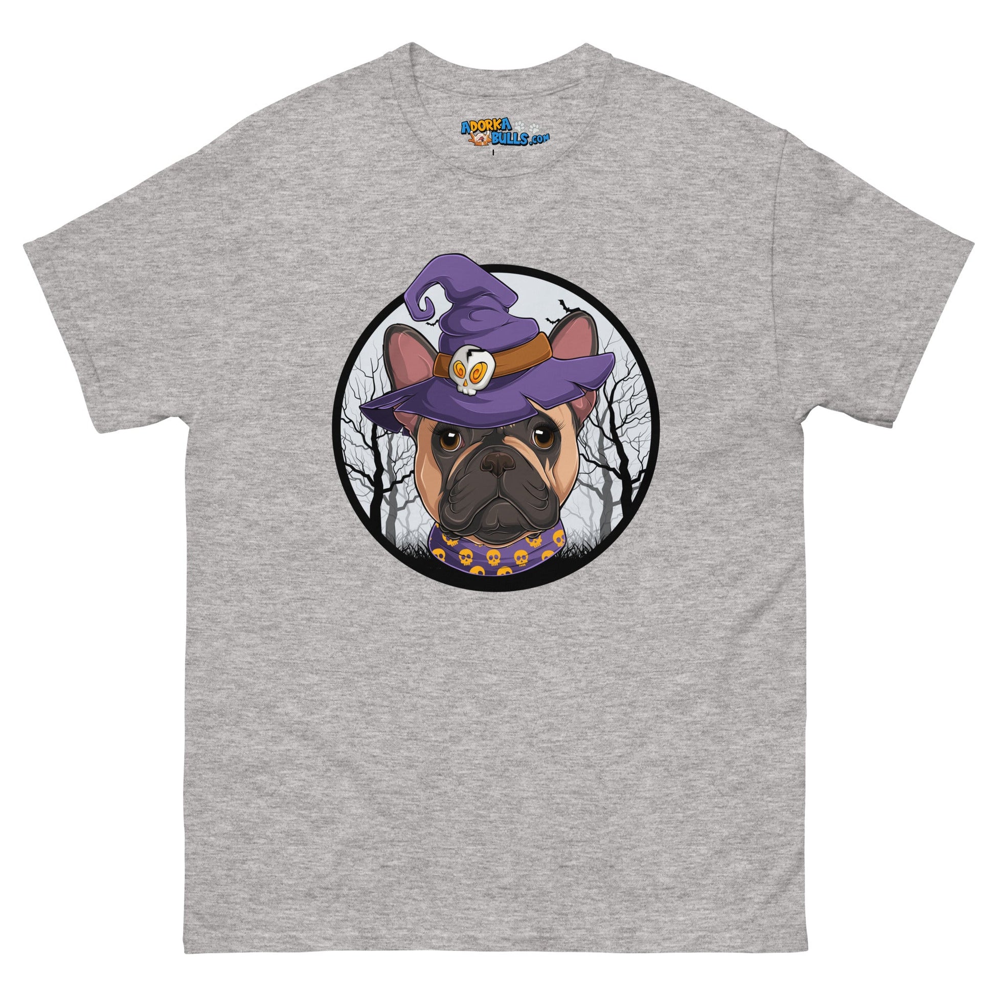 Halloween Frenchie Men's Classic Tee | Fawn & White Colored Female