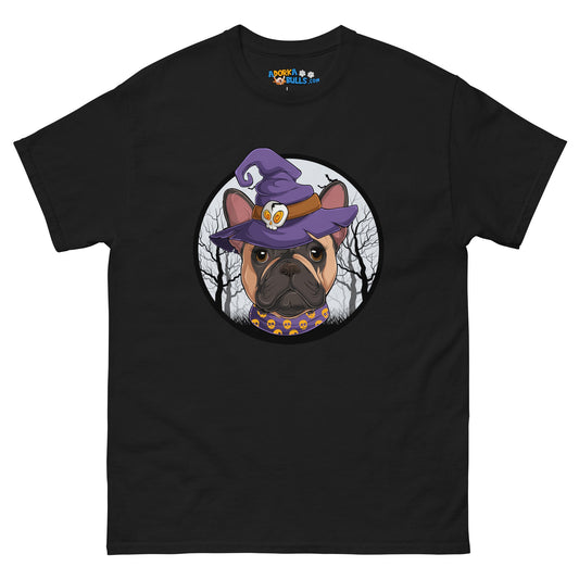 Halloween Frenchie Men's Classic Tee | Fawn & White Colored Female