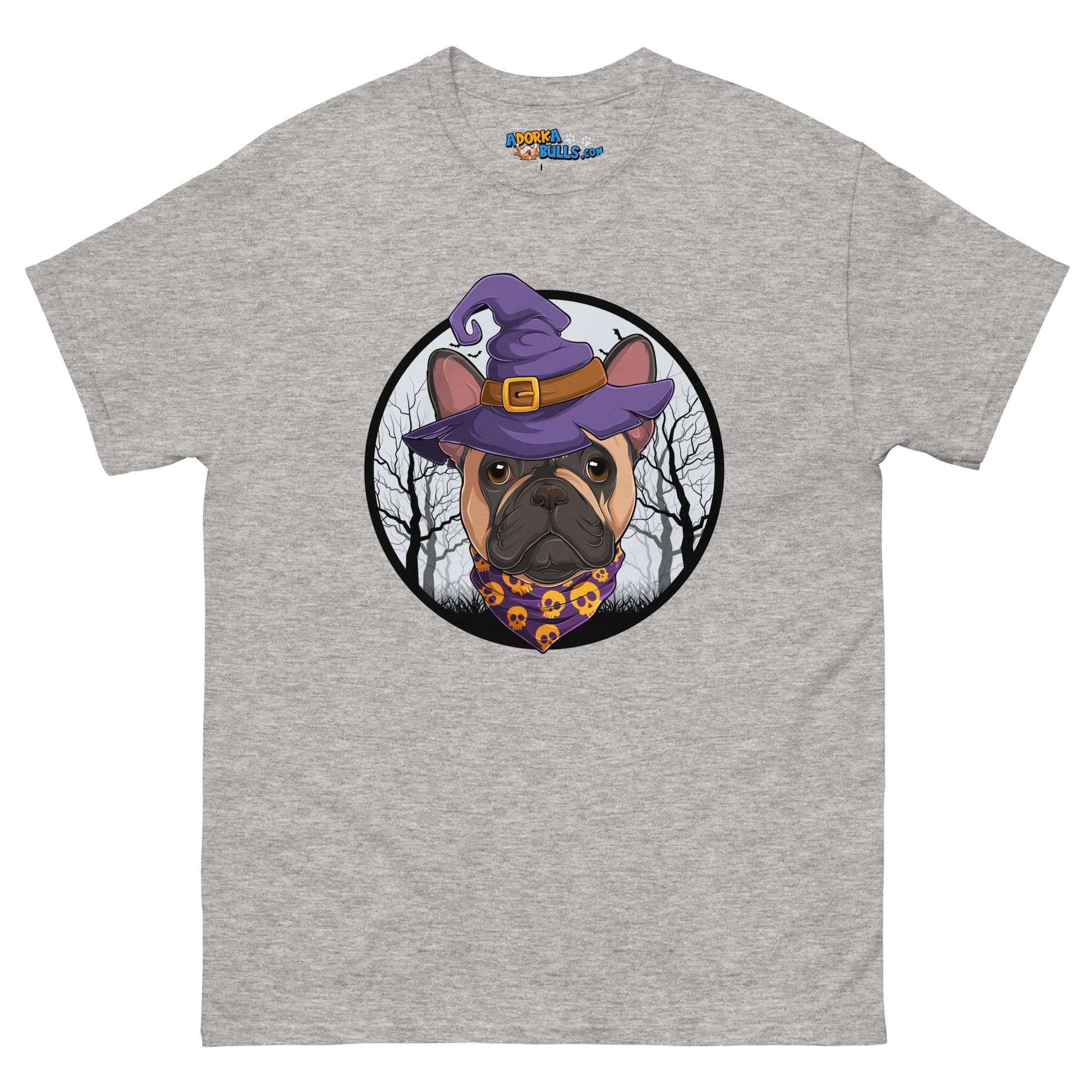 Halloween Frenchie Men's Classic Tee | Fawn & White Colored Male