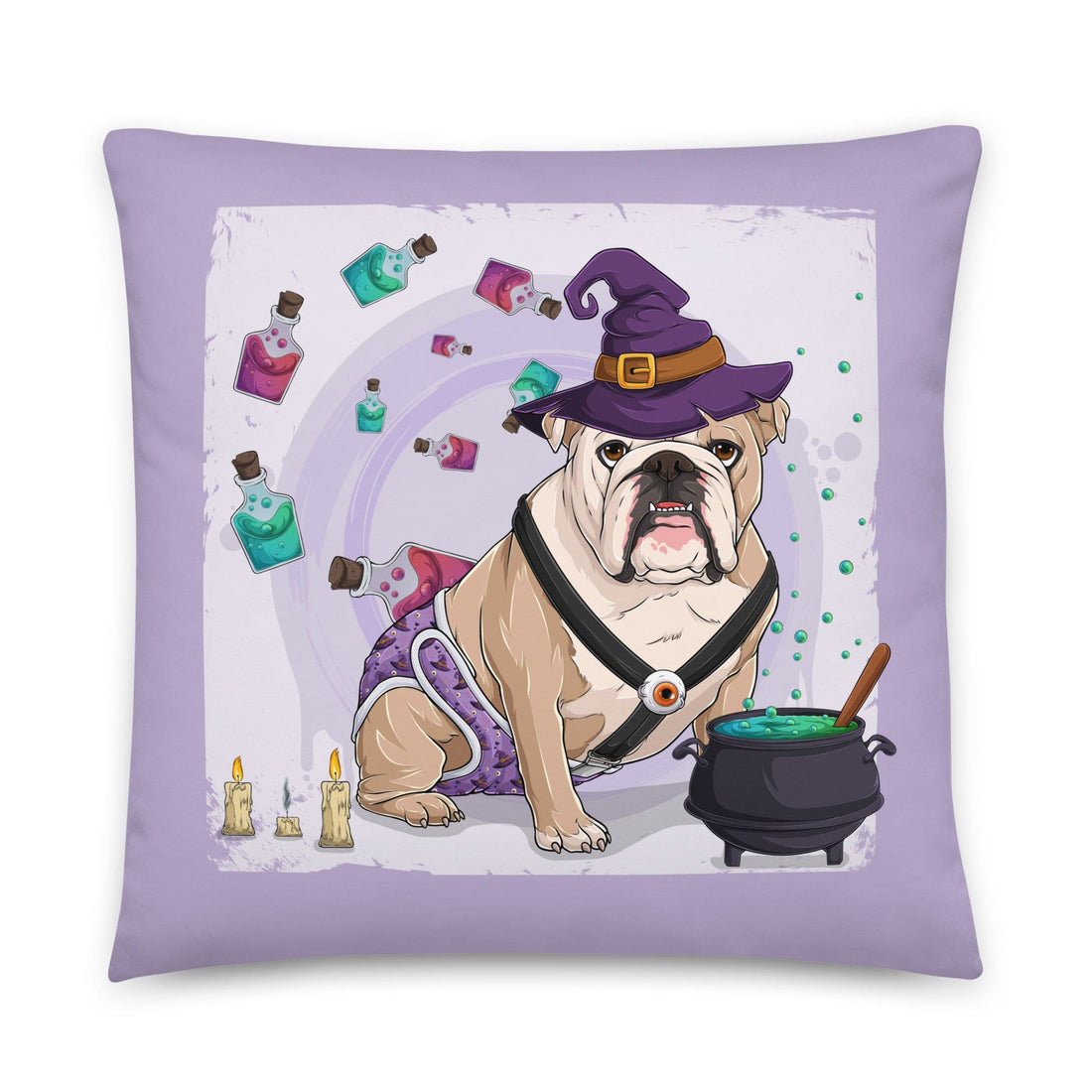 Halloween Potion &amp; Cauldron Pillow