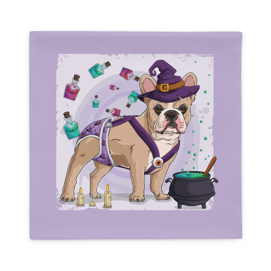 Halloween Potion &amp; Cauldron Pillow Case