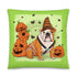 Halloween Pumpkins & Bats Pillow