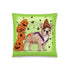 Halloween Pumpkins & Bats Pillow