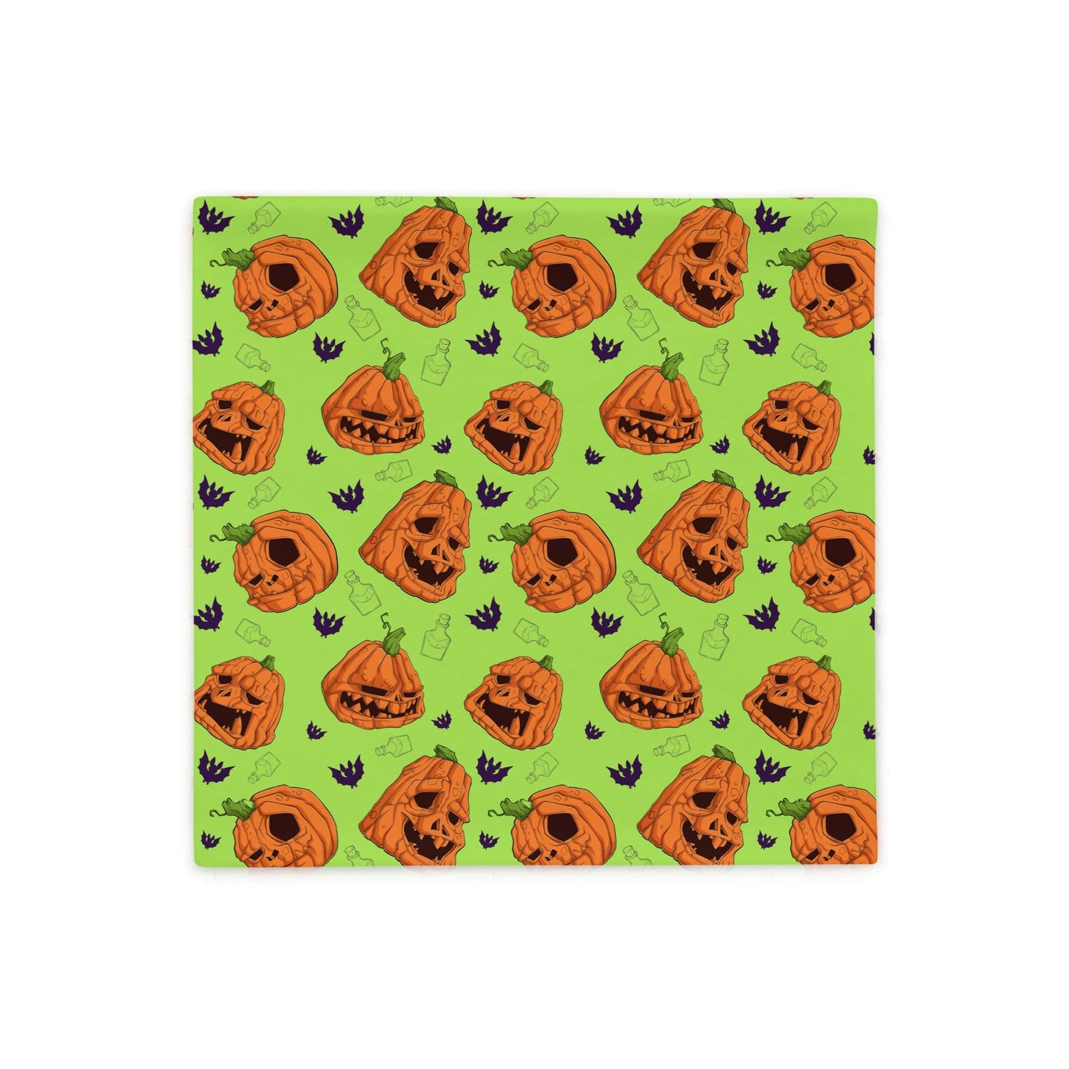 Halloween Pumpkins &amp; Bats Pillow Case