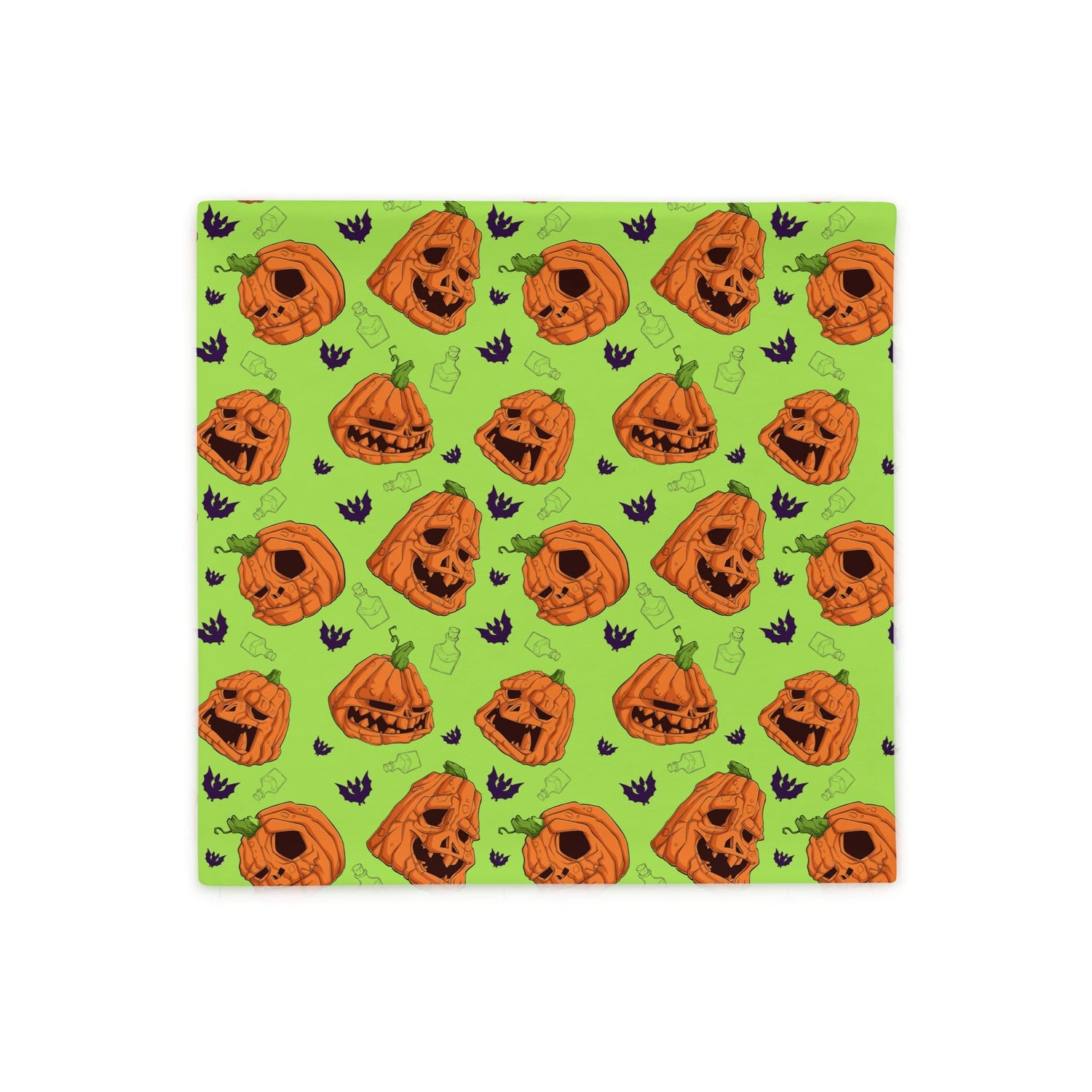 Halloween Pumpkins &amp; Bats Pillow Case