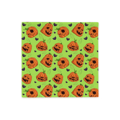 Halloween Pumpkins &amp; Bats Pillow Case