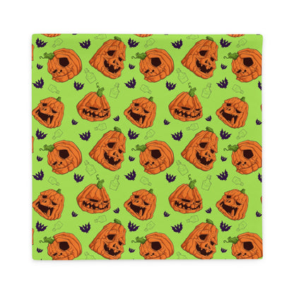 Halloween Pumpkins &amp; Bats Pillow Case