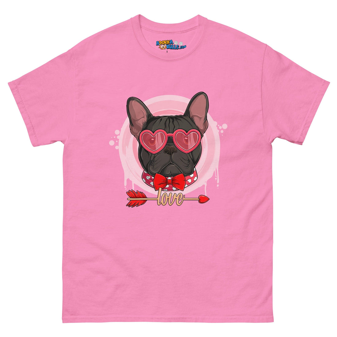 Handsome Black &amp; White Colored Male French Bulldog Valentine&