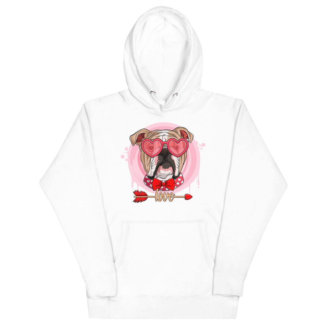 Handsome Fawn & White Colored Male English Bulldog Valentine&