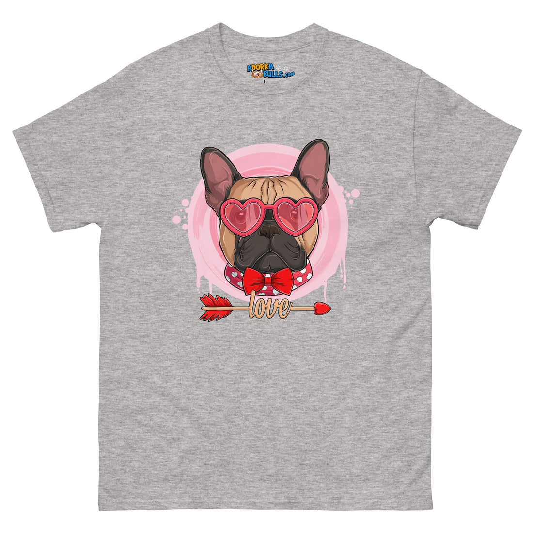 Handsome Fawn &amp; White Colored Male French Bulldog Valentine&