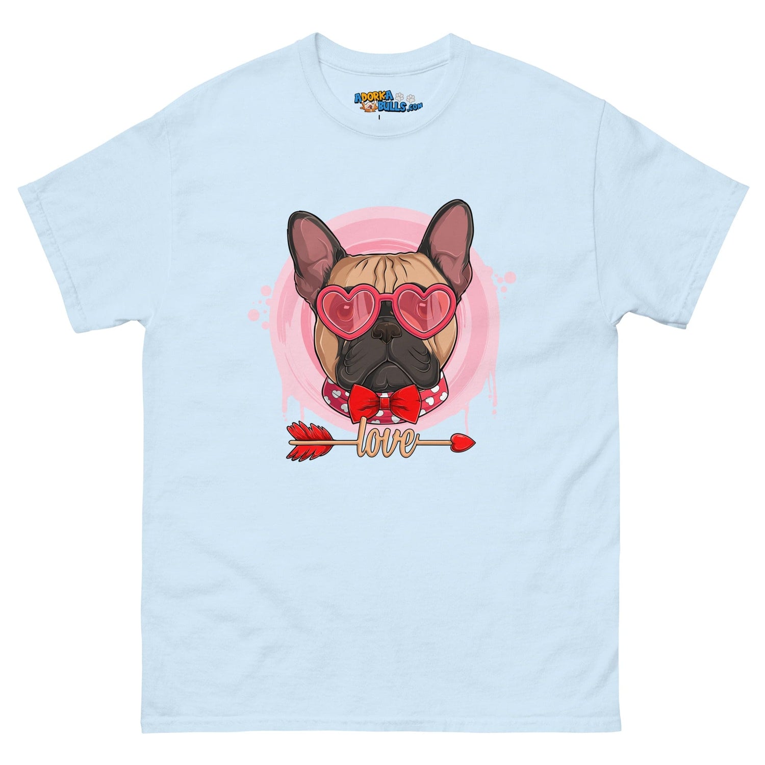 Handsome Fawn &amp; White Colored Male French Bulldog Valentine&